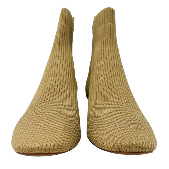 Everlane The Glove Boot Ribbed Sock Ankle Bootie Women’s 8.5 Tumbleweed Yellow - Picture 8 of 12